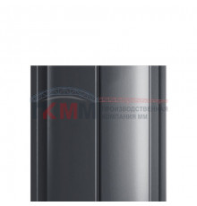 Евроштакетник ECON 19х126-0,5 RAL7024 PURMAN.