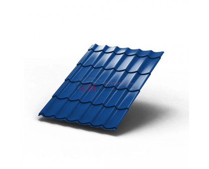 Металлочерепица Ламонтерра-0.5 RAL5005 PURMAN Металлочерепица Ламонтерра-0.5 RAL5005 PURMAN