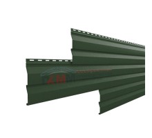 Металлосайдинг - Корабельная Доска 0,5 Velur20 RAL6020 хромовая зелень