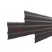 Металлосайдинг - Корабельная Доска 0,45 Полиэстер NL 805 серо-коричневый гефест