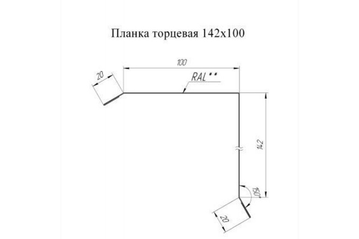 торцевая планка для карниза