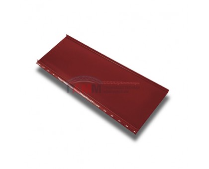 Кликфальц mini 0,5 Satin с пленкой на замках RAL 3011 коричнево-красный