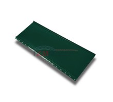 Кликфальц mini 0,5 Quarzit lite с пленкой на замках RAL 6005 зеленый мох