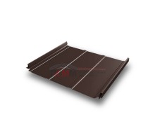 Кликфальц Pro Line 0,5 GreenCoat Pural Matt с пленкой на замках RR 887 шоколадно-коричневый (RAL 8017 шоколад)
