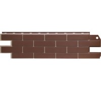 Панель фасадная "Флэмиш" кирпич коричневый со швом