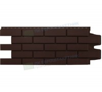 Фасадная панель Grand Line Клинкерный кирпич Стандарт коричневая