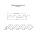 Арочный профнастил для укрытии конвейеров Н60ПГ-902, 0,6, оцинкованный