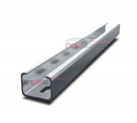 С-профиль перфорированный К110 80x40x3000-2,0 мм, оцинкованный