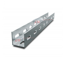 U-профиль перфорированный К347 32x20x3000-1,5 мм, из нержавеющей стали