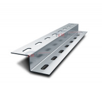 Z-профиль перфорированный К241 62x32x2500-2,5 мм, горячеоцинкованный