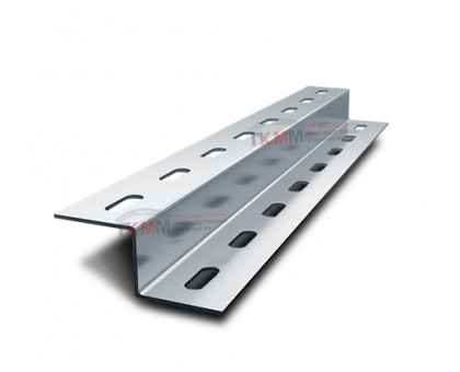 Z-профиль перфорированный К239 97x40x2000-2,5 мм, оцинкованный