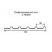 Профнастил С18-0,5м с нестандартной шириной, толщина 0,35 окрашенный