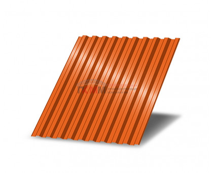 Профнастил С21-1м с нестандартной шириной, толщина 0,6 окрашенный