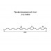 Профнастил С21-0,8м с нестандартной шириной, толщина 0,6 оцинкованный