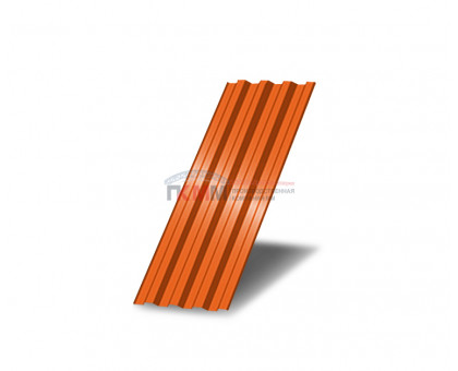 Профнастил С21-0,4м с нестандартной шириной, толщина 0,6 окрашенный