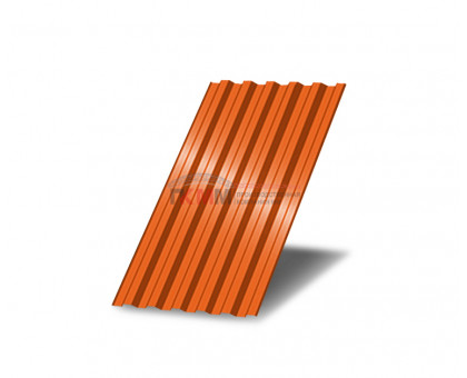 Профнастил С21-0,6м с нестандартной шириной, толщина 0,6 окрашенный