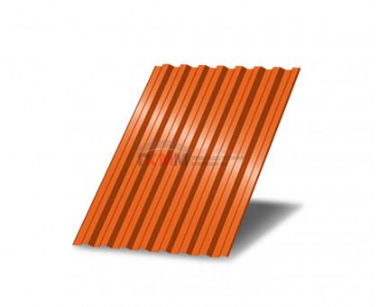 Профнастил С21-0,8м с нестандартной шириной, толщина 0,6 окрашенный