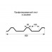 Профнастил С44-0,5м с нестандартной шириной, толщина 0,35 оцинкованный