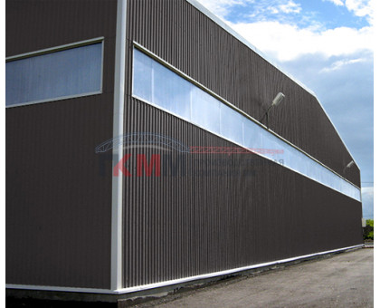 Профнастил С44-0,2м с нестандартной шириной, толщина 0,4 окрашенный