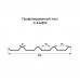 Профнастил С44-0,8м с нестандартной шириной, толщина 0,55 оцинкованный
