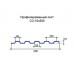 Профнастил СС10-0,5м с нестандартной шириной, толщина 0,7 оцинкованный