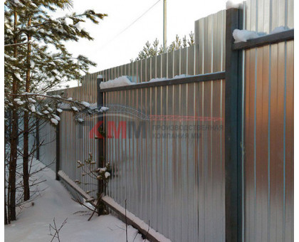 Профнастил СС10-0,3м с нестандартной шириной, толщина 0,5 оцинкованный