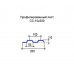 Профнастил СС10-0,2м с нестандартной шириной, толщина 0,35 оцинкованный
