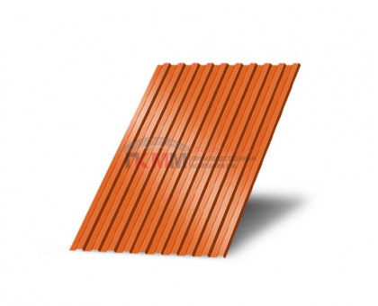 Профнастил СС10-1м с нестандартной шириной, толщина 0,6 окрашенный