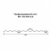 Профнастил МП10-1м с нестандартной шириной, толщина 0,4 оцинкованный