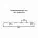 Профнастил МП10-0,6м с нестандартной шириной, толщина 0,6 оцинкованный