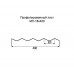 Профнастил МП18-0,4м с нестандартной шириной, толщина 0,35 окрашенный