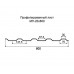 Профнастил МП20-0,6м с нестандартной шириной, толщина 0,55 оцинкованный