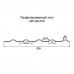 Профнастил МП20-0,7м с нестандартной шириной, толщина 0,35 окрашенный