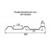 Профнастил МП35-0,5м с нестандартной шириной, толщина 0,45 оцинкованный