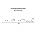 Профнастил МП35-1м с нестандартной шириной, толщина 0,7 оцинкованный