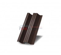 Профнастил Н114-0,4м с нестандартной шириной, толщина 0,35 окрашенный