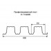 Профнастил Н114-0,8м с нестандартной шириной, толщина 0,55 оцинкованный