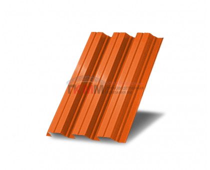 Профнастил Н75-0,6м с нестандартной шириной, толщина 0,6 окрашенный