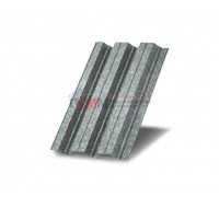 Профнастил Н75-0,5м с нестандартной шириной, толщина 0,5 оцинкованный