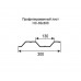 Профнастил НС35-0,3м с нестандартной шириной, толщина 0,35 окрашенный