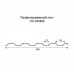 Профнастил НС35-0,9м с нестандартной шириной, толщина 0,55 оцинкованный