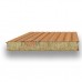 Стеновые сэндвич-панели минеральная вата-0.5/0.5, ширина 1200 мм, толщина 50 мм, дуб