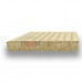 Стеновые сэндвич-панели минеральная вата-0.5/0.5, ширина 1000 мм, толщина 250 мм, RAL1014