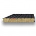 Стеновые сэндвич-панели минеральная вата-0.5/0.5, ширина 1200 мм, толщина 100 мм, RAL9005