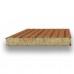 Стеновые сэндвич-панели минеральная вата-0.5/0.5, ширина 1200 мм, толщина 80 мм, орех