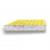Стеновые сэндвич-панели пенополистирол-0.5/0.5, ширина 1200 мм, толщина 150 мм, RAL1018