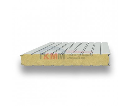 Стеновые сэндвич-панели пенополиуретан-0.5/0.5, ширина 1200 мм, толщина 50 мм, RAL7035