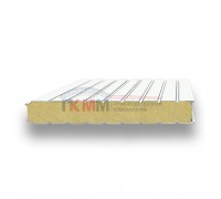 Стеновые сэндвич-панели пенополиизоцианурат-0.5/0.5, ширина 1200 мм, толщина 40 мм, RAL9003