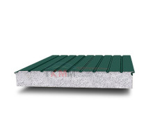 Двухслойные сэндвич-панели из пенополистирола-0.5, ширина 1200 мм, толщина 40 мм, RAL6005