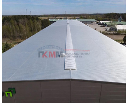 Кровельные алюминиевые сэндвич-панели из пенополистирола, ширина 1200 мм, толщина 100 мм,